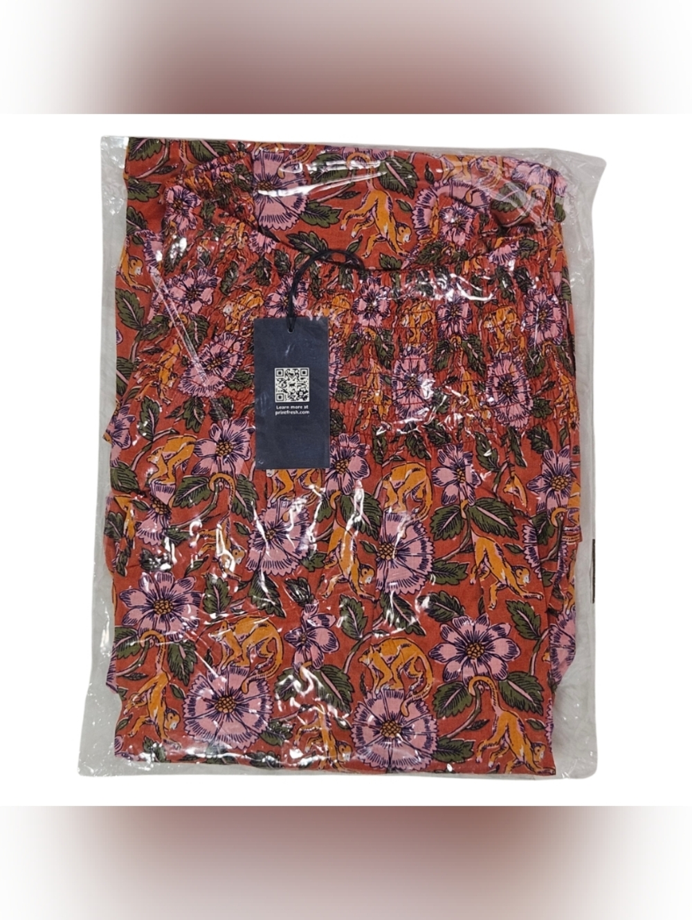 Printfresh Dress Small Monkey Leaps & Bounds Eyes On You Clay Pot NWT